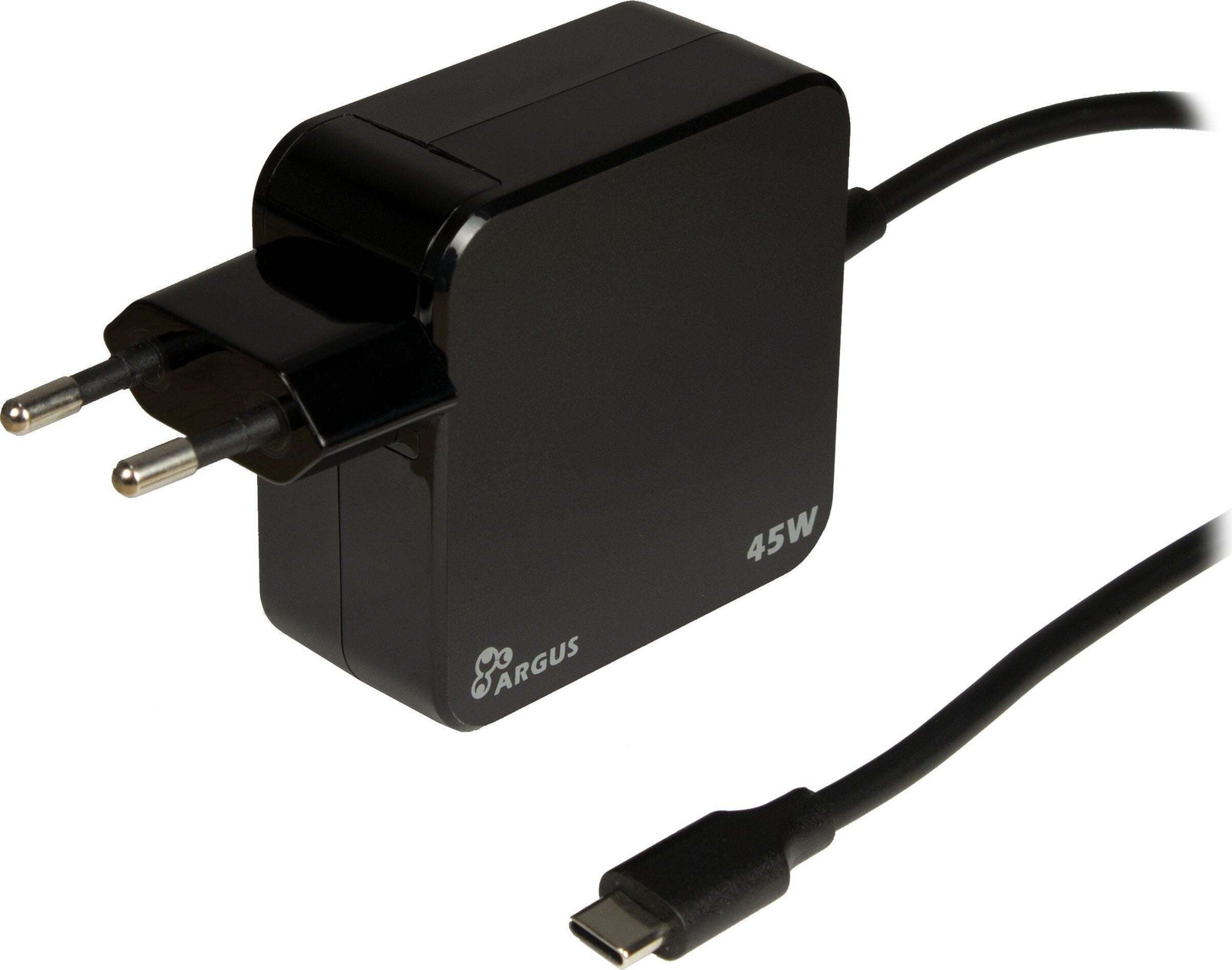 Inter Tech PD-2045 USB-C Stecker-Netzdeel 45W zwart