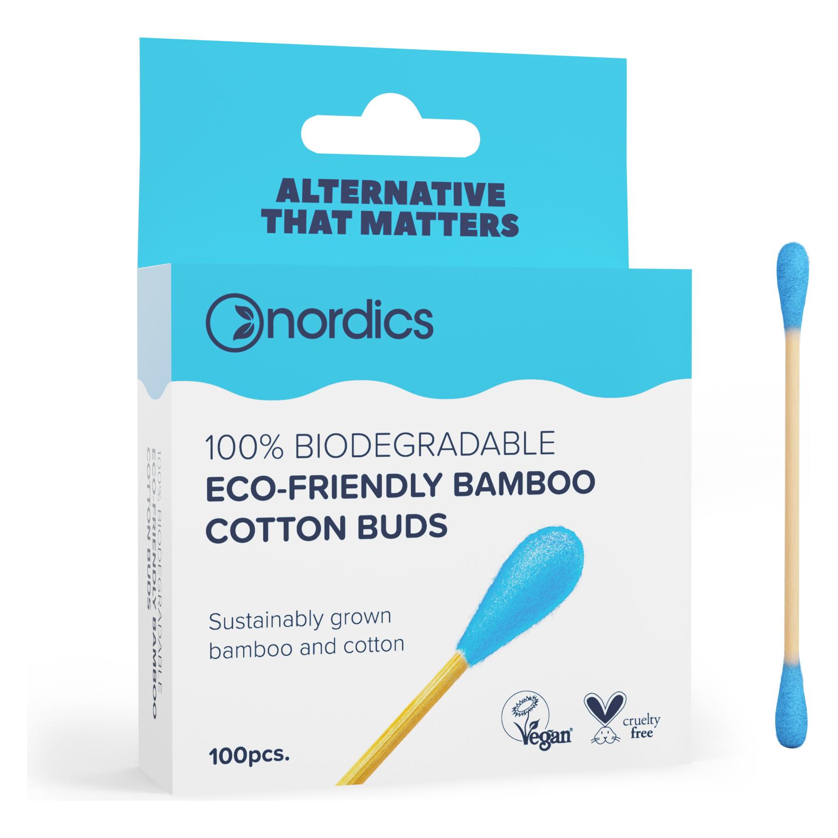 Nordics Bamboo Cotton Buds Bamboo Sticksue 100 Pcs. (35589911)