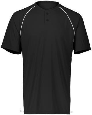 Augusta Sportswear A1560 Athletic Limit Jersey T-Shirt in Black/White size 2XL   Polyester 1560