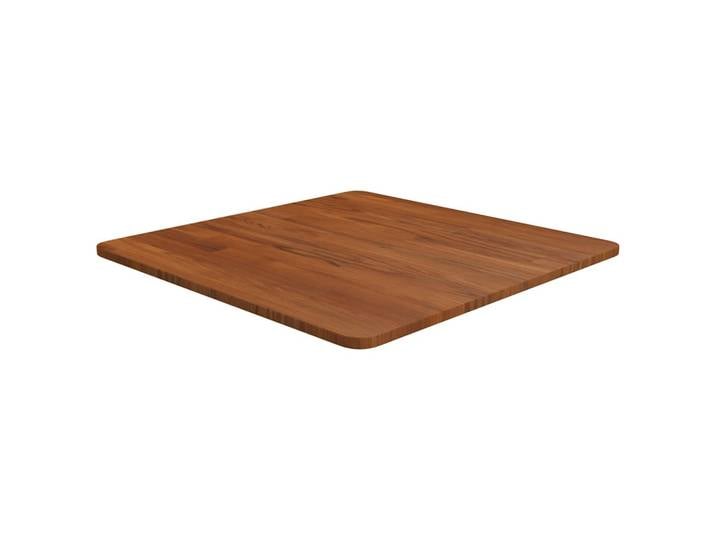 vidaXL Tischplatte Quadratisch Dunkelbraun 60x60x1,5cm Eiche Behandelt