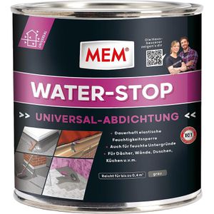 MEM Dichtmasse Water-Stop, 1kg, universal, grau, für innen & außen, wasserdicht