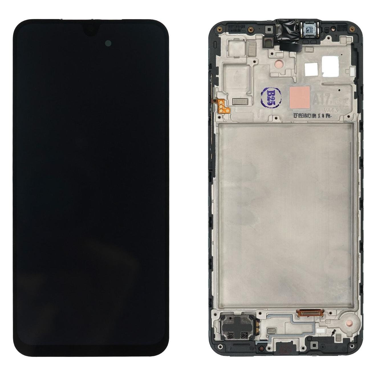 OEM LCD + Touchscreen Samsung A17 5G, Original mit Rahmen (Display) (72604552)