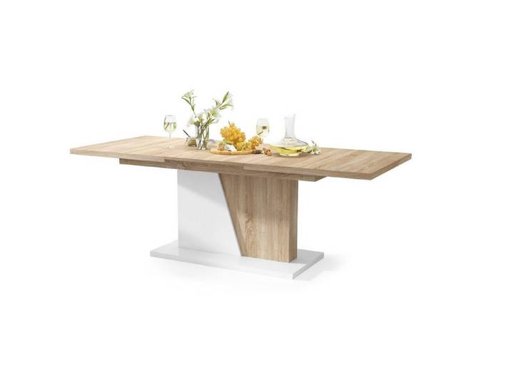 Mazzoni Esstisch Design Noble Noir Tisch ausziehbar 160 bis 218 cm