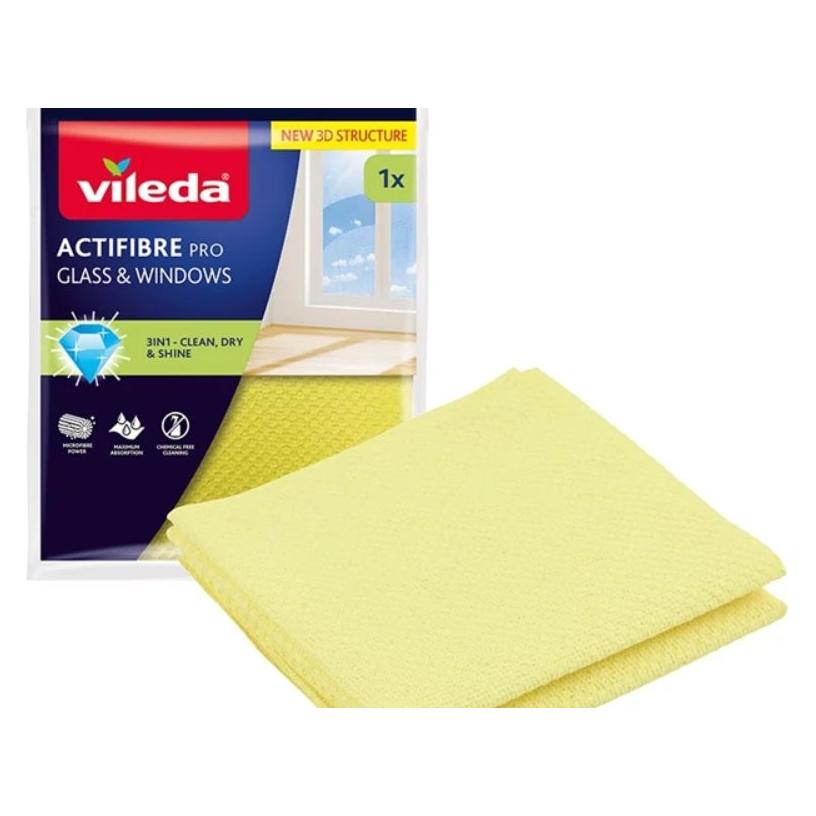 Vileda Ściereczka ACTIFIBRE PRO do szkła i okien 1szt. (1 Stk.) (183298)