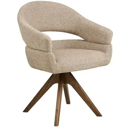 Stuhl Dover Stoff Beige Sand