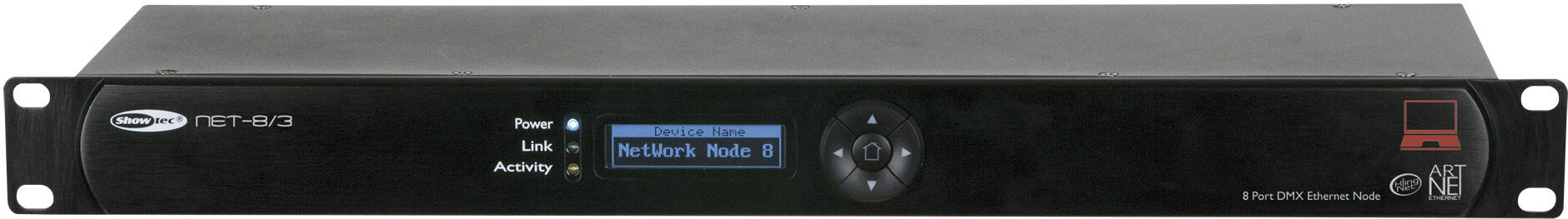 Showtec Net-8/3 8-Kanal Art-Net/kling-Net-Knoten – 3-Poliger Xlr-Stecker