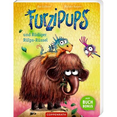 Furzipups und Rüdiger Rülps-Rüssel (Pappbilderbuch Miniausgabe), Gebundene Ausgabe von Kai Lüftner, Coppenrath, 978-3-649-65249-6