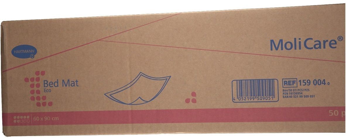 Molicare Bed Mat Eco 7 Tropfen 60x90 cm 50 St Unterlagen