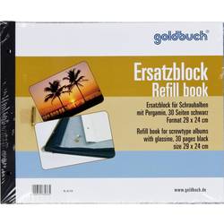 Goldbuch GOLDBUCH - Ersatzblock 29x24 30 Seiten schw.+ Schrauben 83076 83076 Fotoalbum (B x H) 290 mm x 15 mm Schwarz 30 Seiten