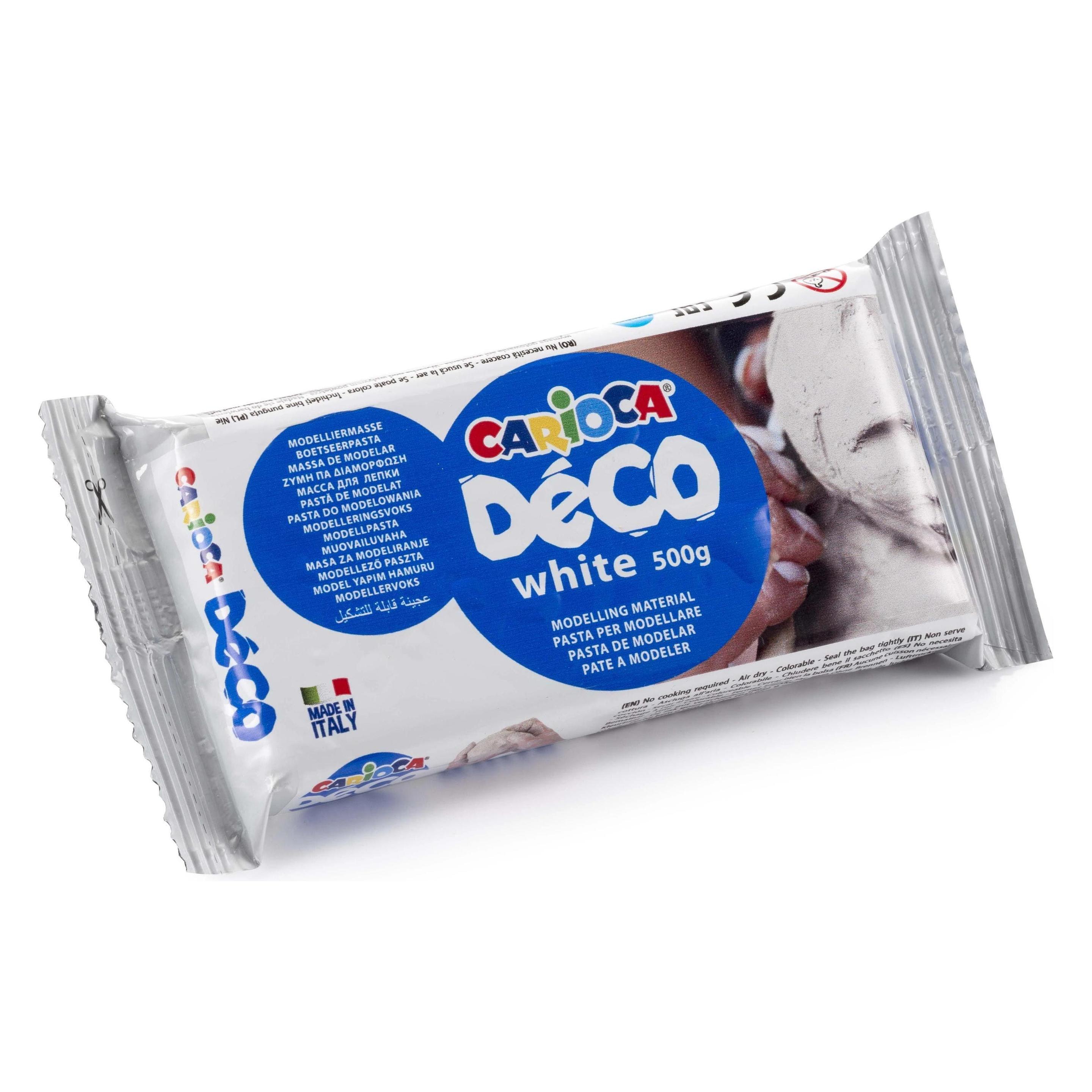 Carioca Modelliermasse Déco 500 g Weiss (30996/31)