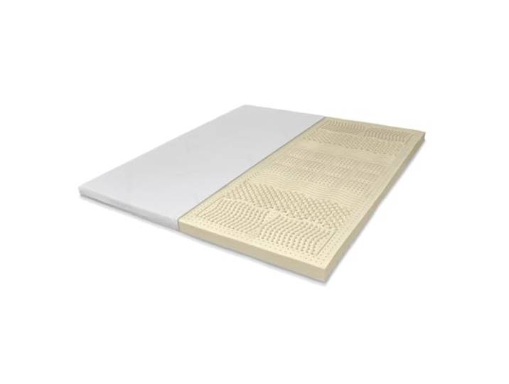 Tuur® Original Topper 90 x 200 - Matratzenauflage aus Naturlatex - 7 Zonen Komfort - Antiallergisch - Atmungsaktiv - Waschbarer Bezug - 8 cm