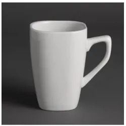 Olympia Whiteware quadratische Kaffeebecher 28,4cl