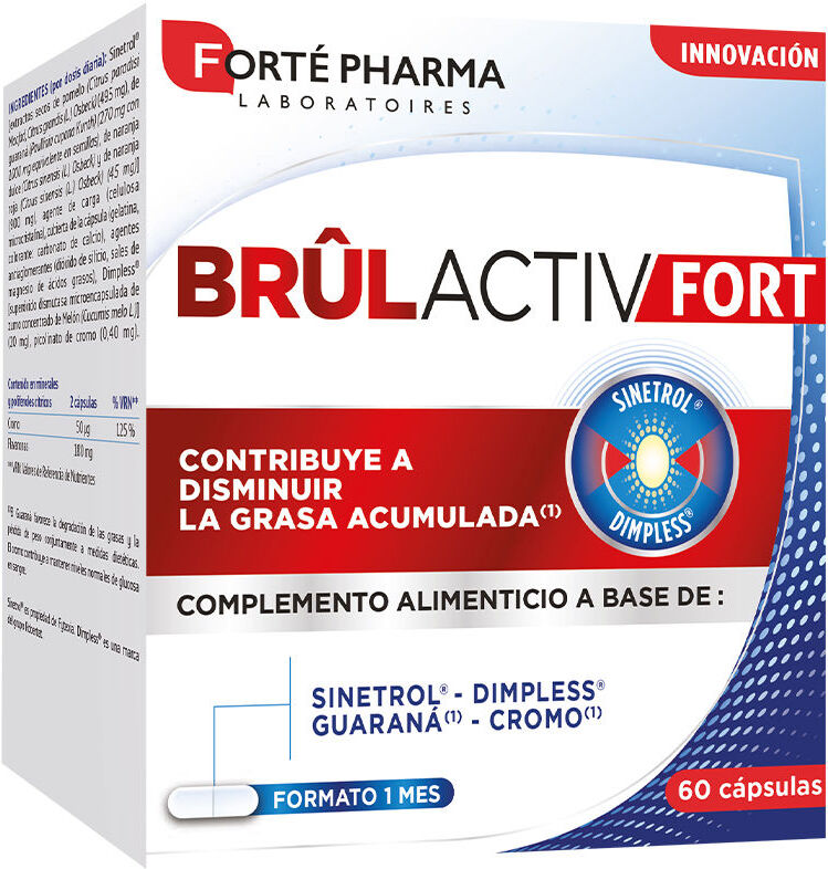 Forté Pharma Integratore alimentare Brûlactiv Fort 60 capsule