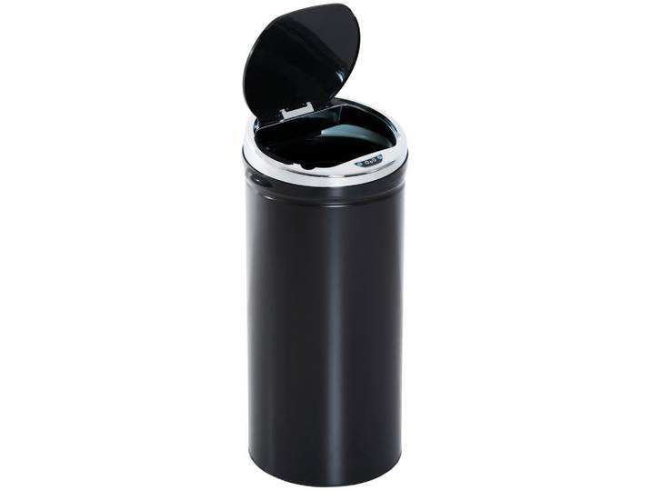 ComfortXL Mülleimer De-17648 Automatisch mit Sensor & 42L Schwarz, Metall, 30.5x68x30.5 cm, Haushalt & Reinigung, Reinigung, Mülleimer & Abfallsammler
