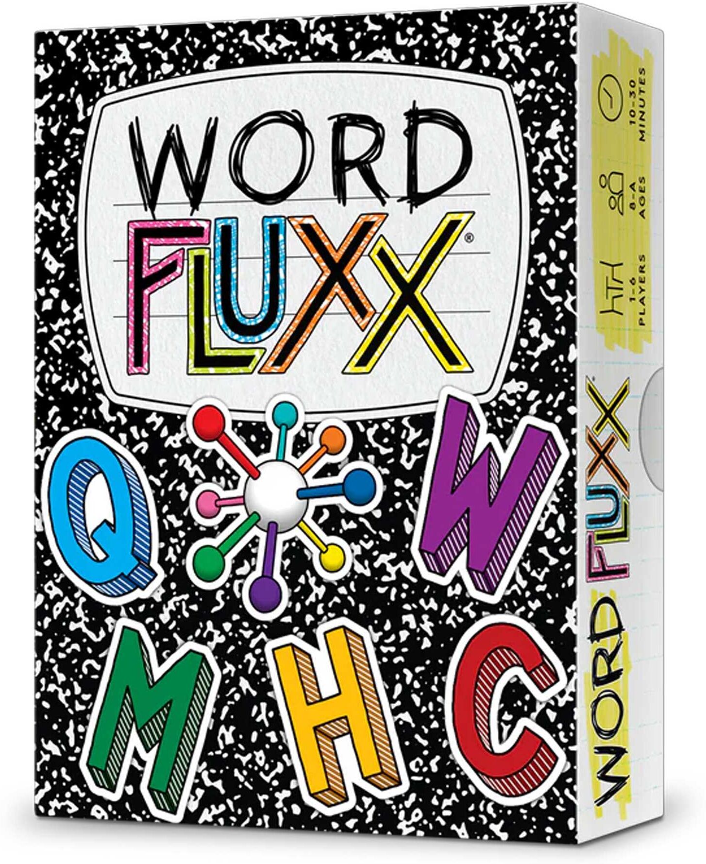 Word Fluxx from Looney Labs - Fast-Changing Card Game with Word-Building Challenges