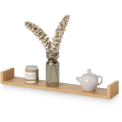 Tchibo - Wandregal - 80x15x8cm - braun -