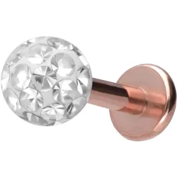 Titan Labret mit Innengewinde EPOXY-KUGEL