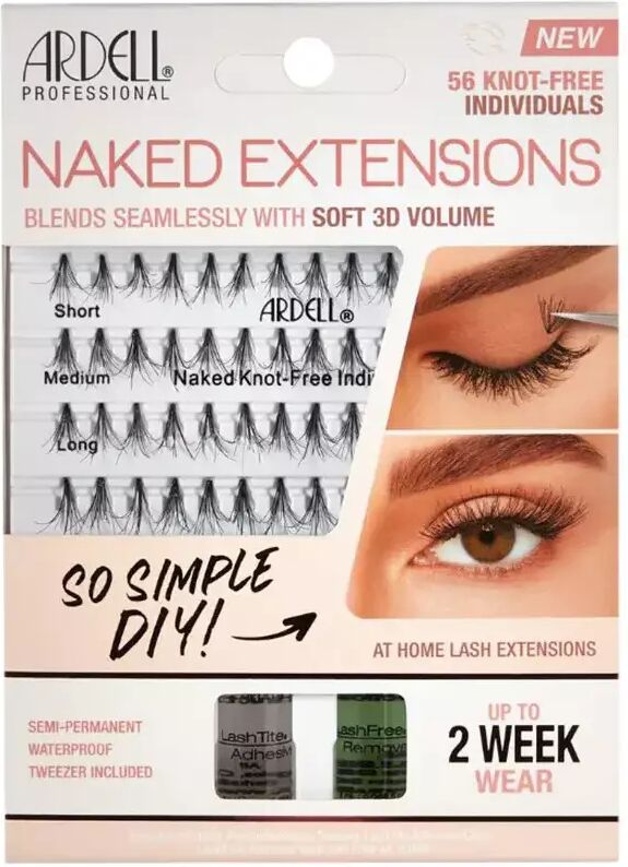 Ardell Naked Extensions Soft 3D Volume x 56 Knot-Free Individuals