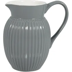 GreenGate Krug aus Steingut Alice, stone grey 0,5L