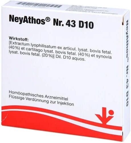 vitOrgan NeyAthos No. 43 D10 ampoules 5x2ml