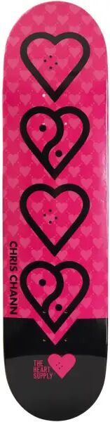 Skateboard Deck Heart Supply Chris Chann Pro (8" - Balance Neon)
