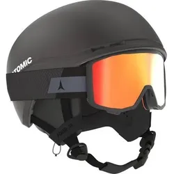 ATOMIC Kinder Helm FOUR JR Black, Größe 55-59 in Grau Grau
