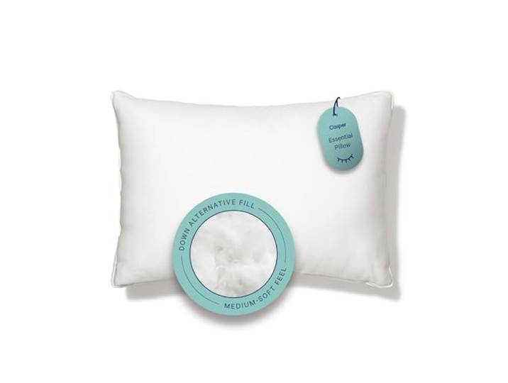 Casper Sleep Essential Pillow for Sleeping, King, White