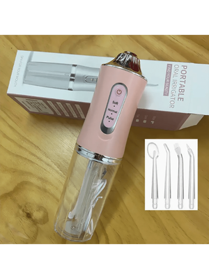 Youfap Market Tooth Cleaning Device With Intelligent Chip, 360 Degree Rotating Nozzle, And Precise Pressure Control For Advanced Water pink