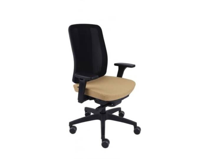 Ergonomischer Kinderdrehstuhl Note Yellow mit Netz, 10-16 Jahren Dynamische Rückenlehne mit Flexi Move Technologie fördert gesunde Haltung. Mit Anti-Shock & atmungsaktivem Netz.