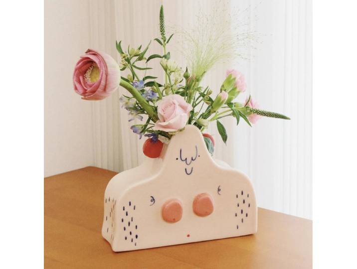 Vases en céramique créatifs modernes, salon, chambre à coucher, entrées, décoration amusante, décoration de Vase, cadeaux créatifs pour la maison