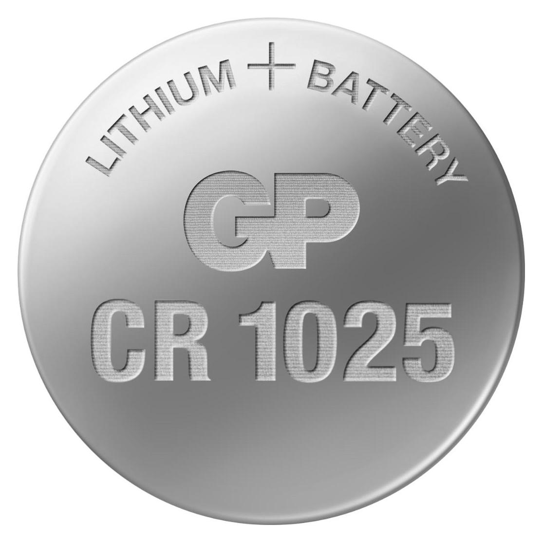 GP Batteries GP Lithium Knopfzelle CR1025 (1 Stk., CR1025, 30 mAh) (0601025C1)