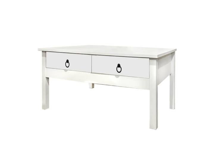 Table basse - JUANIO - Contemporain - Blanc - Rectangulaire - Laqué