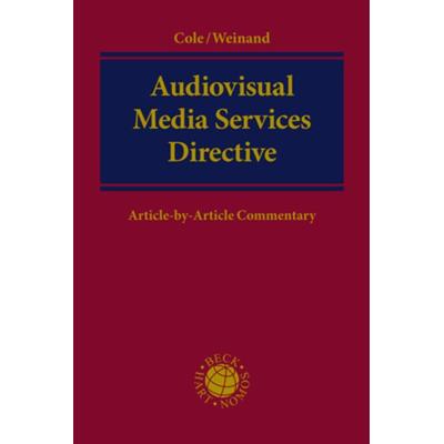 Audiovisual Media Services Directive, Gebundene Ausgabe von Mark D. Cole,Jenny Weinand, Nomos, 978-3-8487-0282-4