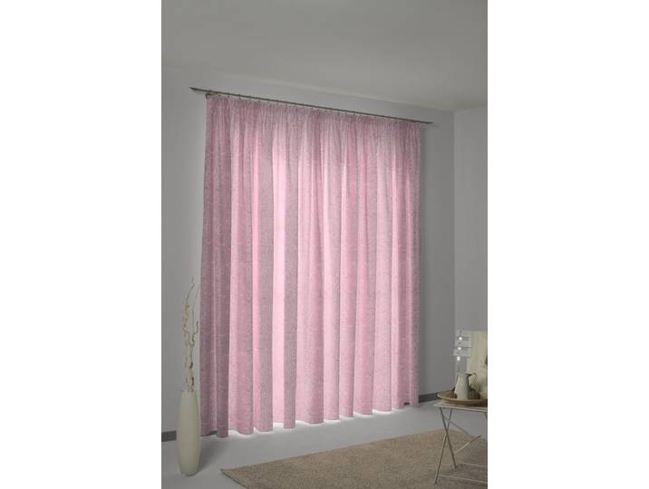 Vorhang WIRTH Coventry Gr. 4, lila, B:135cm H:245cm, Polyacryl, Polyester, Gardinen, Vorhang