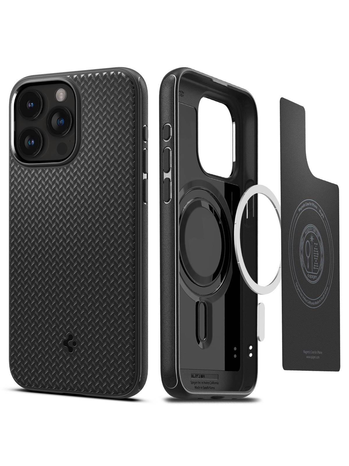 Spigen Mag Armor MagSafe - matte black - iPhone 15 Pro Max