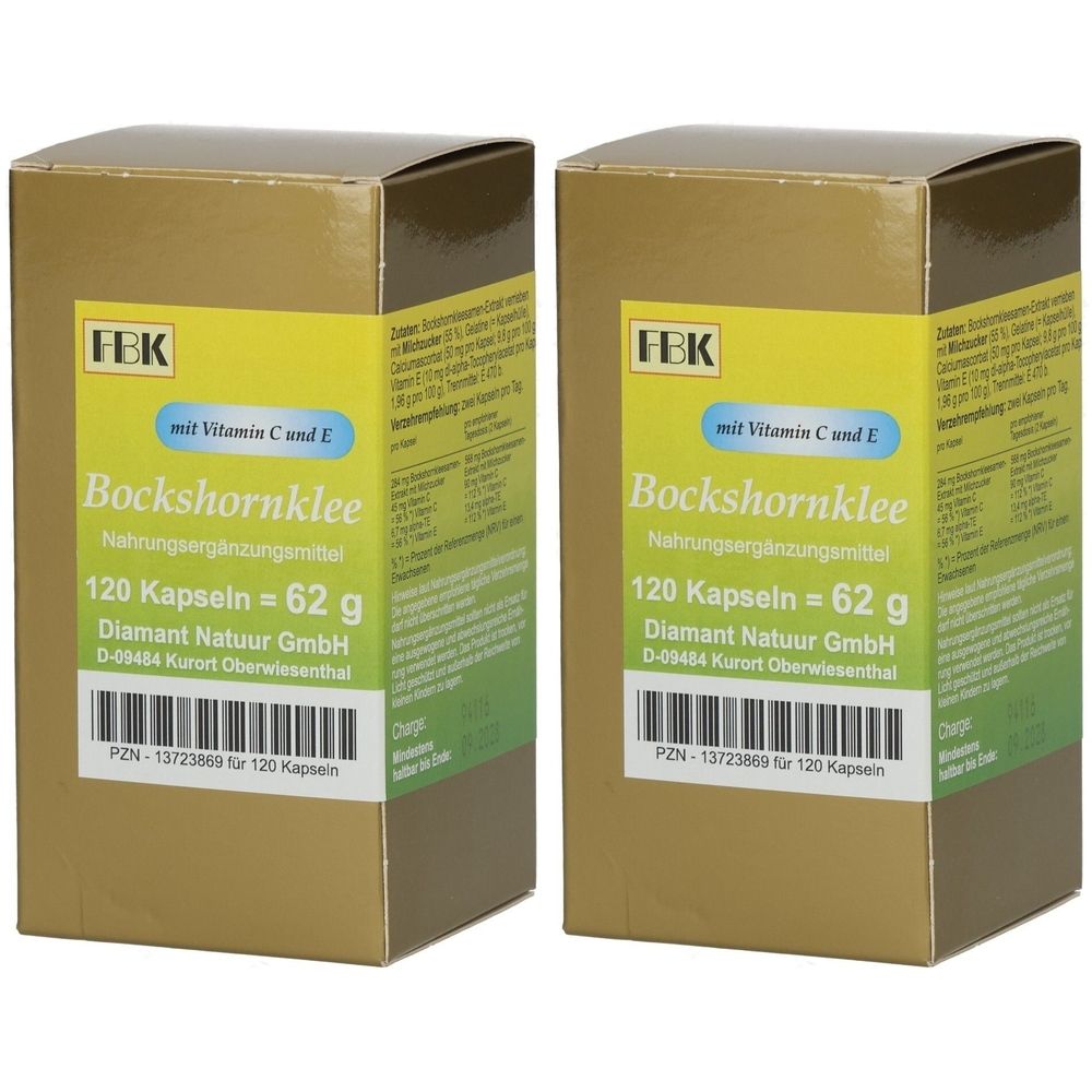 Bockshornklee Kapseln 2x 2x120 St