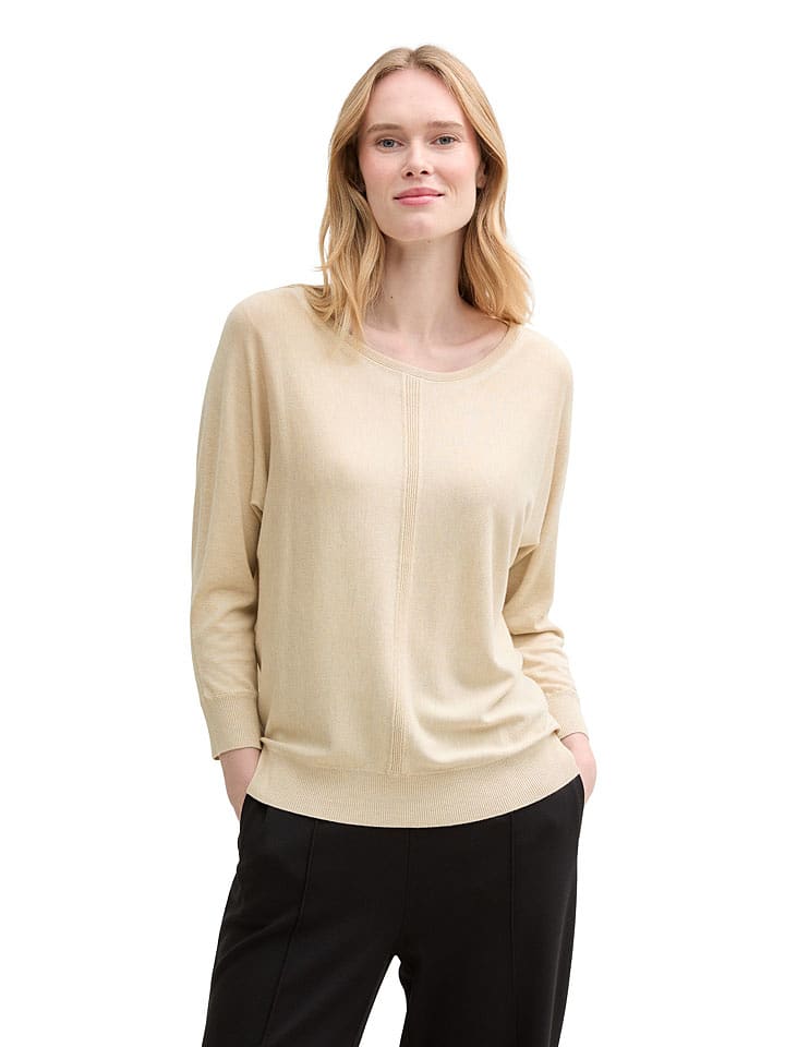 Tom Tailor Pullover in Beige - XL