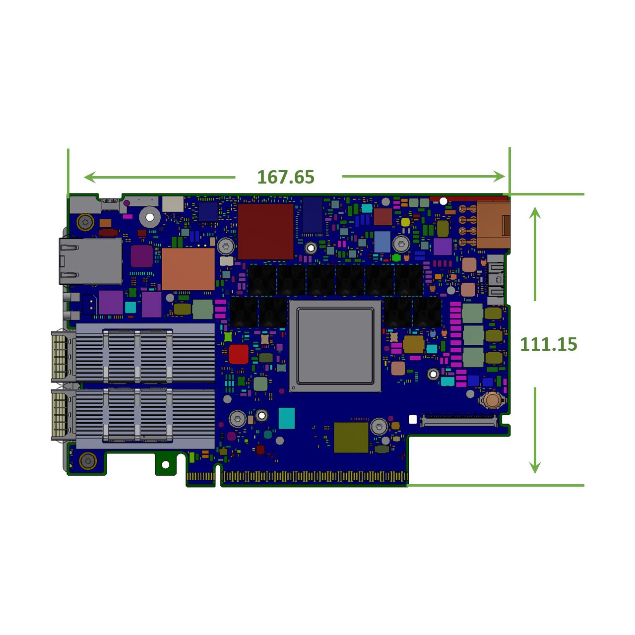 NVIDIA BlueField-3 B3220SH E-Series FHHL