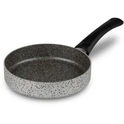 Mamù Hamburgerpfanne, antihaftbeschichtet, Aluminium, PFOA-frei, kratzfest, hergestellt in Italien, Ø 24 cm