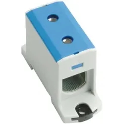 Hager K240AN Anschlussklemme für Aluminium und Kupferleitungen, 35mm2-240mm2, blau
