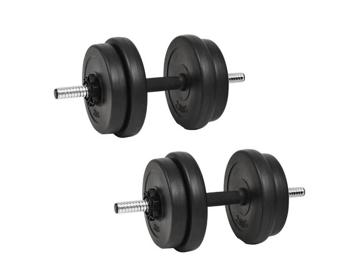 vidaXL Kurzhantel mit Gewichten 40 kg