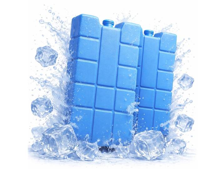 Travelhawk Koelelementen - Koelbox & Koeltas - 200 ml - Blauw (2 stuks)