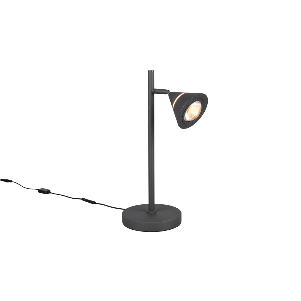 Tafellamp Romeo Trio zwart modern metaal