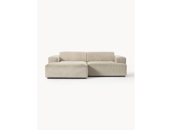 Cord-Ecksofa Melva (3-Sitzer)