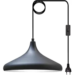 Bamyum mit Stecker 35 cm Schwarz  Hängelampe