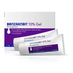 Benzaknen 10% Gel 2X60 g