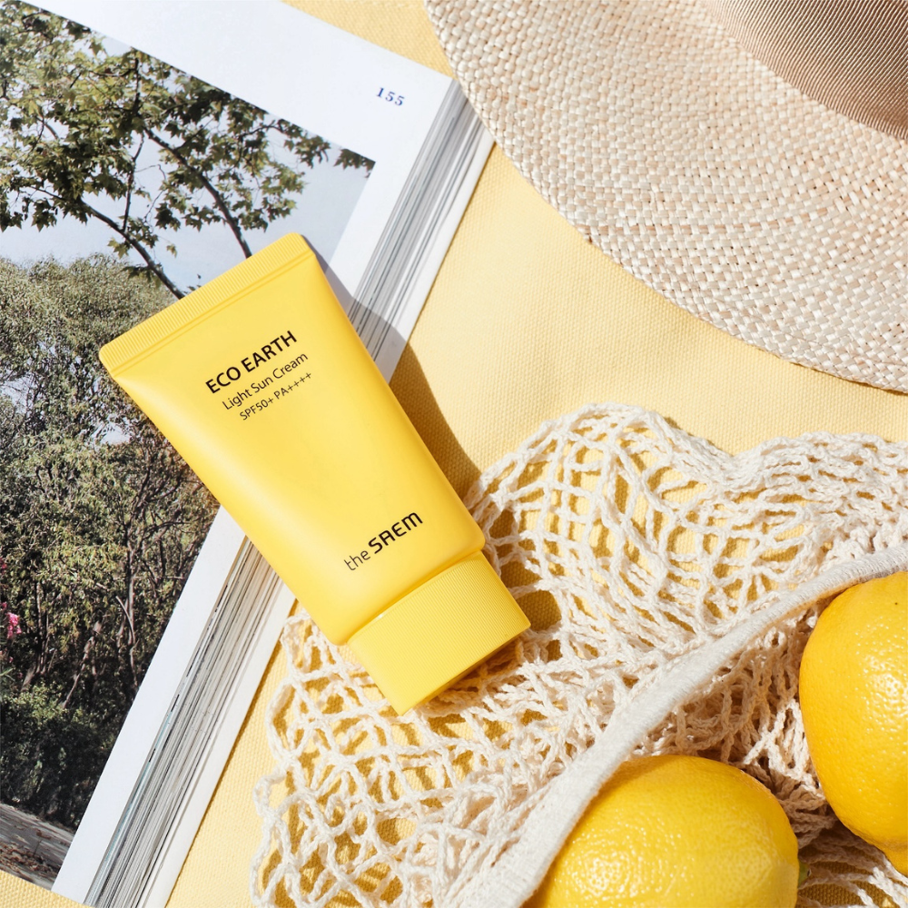The Saem Eco Earth Light Sun Cream SPF50+ 50g