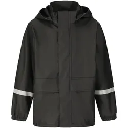 ZigZag Simba PU Regenjacke + Regenhose Set Kinder 1001 - black 5 (110)