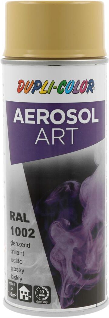 european aerosols DUPLI-COLOR Aerosol Art RAL 1002 sandgelb glanz, 400 ml
