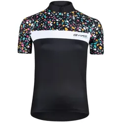 Force Rock Lady Damen Kurzarmtrikot schwarz Gr. L